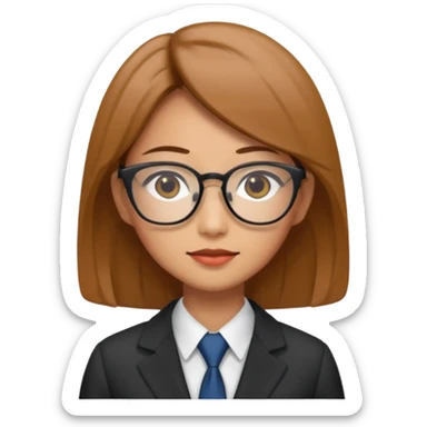 i need an image of a japanese woman analyst sticker