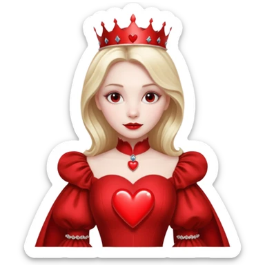 Red Queen from Alice in Wonderland movie sticker