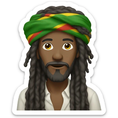 rastafarian sticker