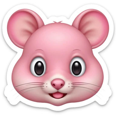 Un ratón cute volteando los ojos 🙄 como ese emoji SOLO LOS OJOS sticker
