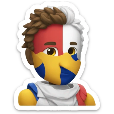 Make a Team Vitality emoji with the France flag merged sticker