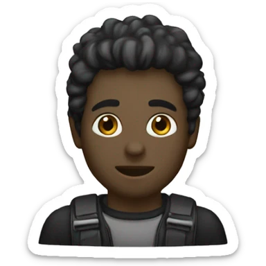 Cohete atravesando agujero negro sticker