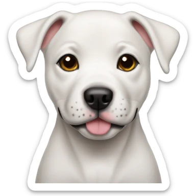 Staffy puppy sticker