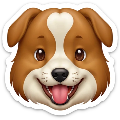 Overheated dog sticker