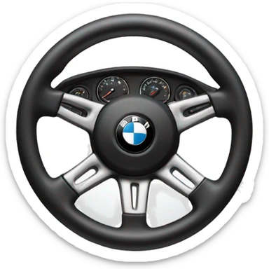 Bmw  Car steering wheel sticker