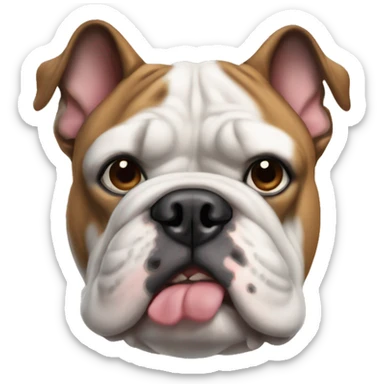 bulldog frances  sticker