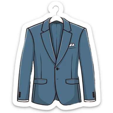 luxurious silk pale beige suit on hanger sticker