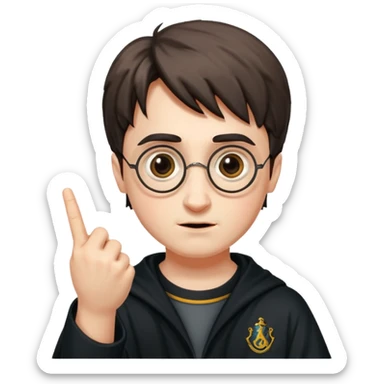 Harry potter eliyle nah çeksin sticker