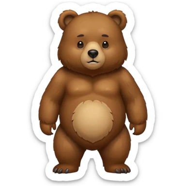 bear animal sticker