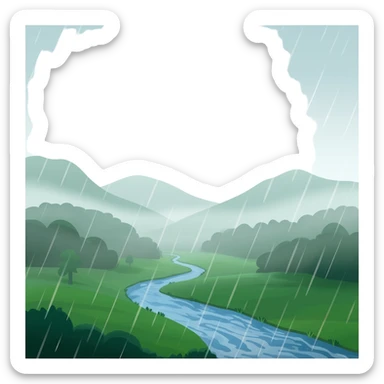 Rainy sticker