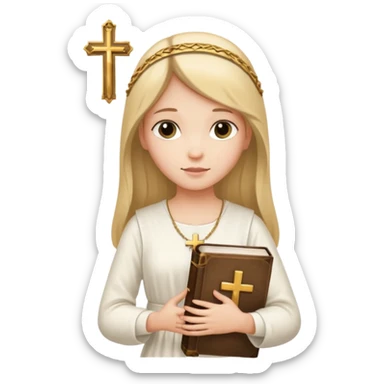 Girly girl gospel biblia  sticker