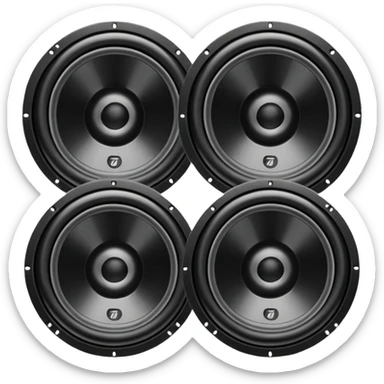 Rockville audio db11 subwoofers sticker