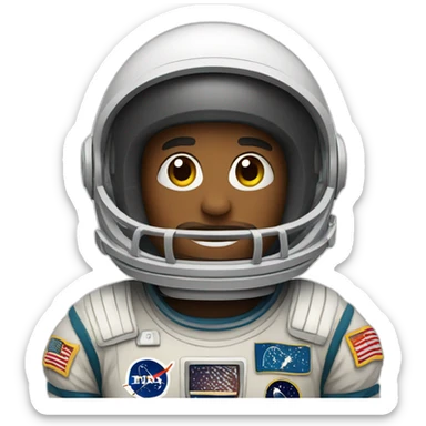 Astronauts football sticker