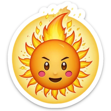 I want to represent this text with an emoji:
Third explosiveness.
Its combinations, posture, and timing make it different from the rest. sticker