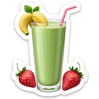 strawberry banana spinach smoothie  sticker