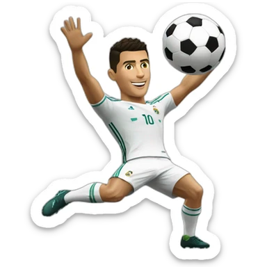Cristiano ronaldo doing the Suii sticker