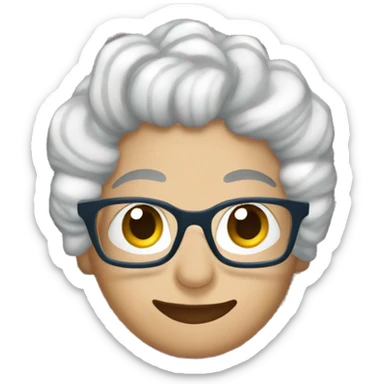 granny square crochet sticker