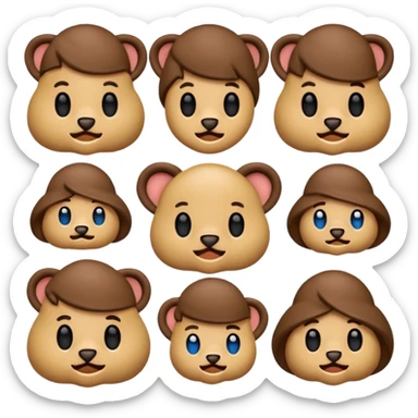 اعطني ايموجي 💩 كأنه عم يموت من ضحك ويبكي 😭 sticker