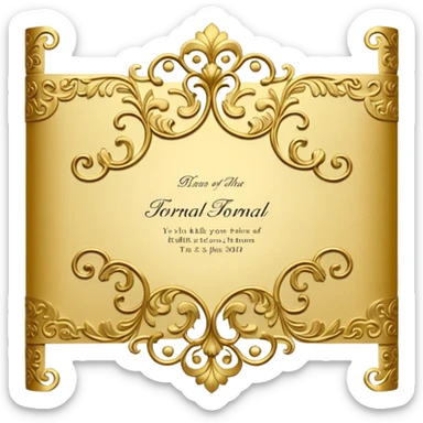 invitation sticker