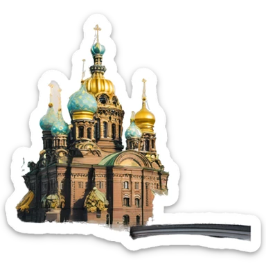 Saint-Petersburg city Russia sticker