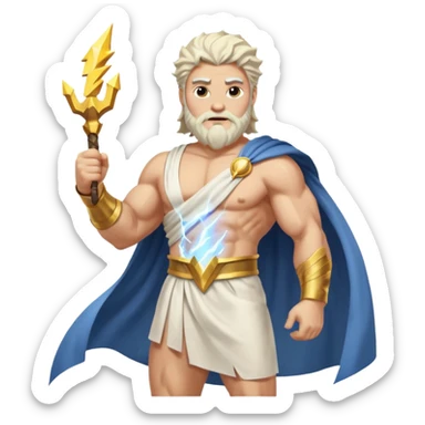 Zeus, God of Sky from Olympus Gods sticker
