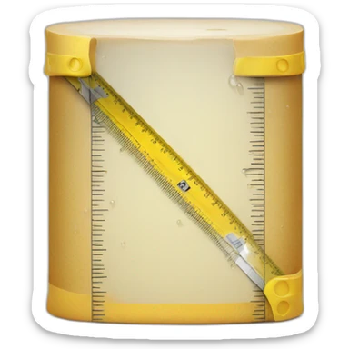 measure-water-block-with-yellow-ruler sticker