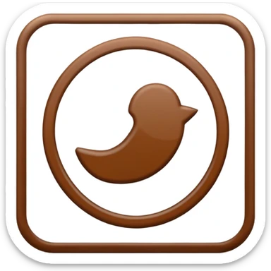 The sign with the inscription : Not in place is brown and white sticker