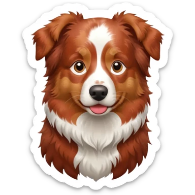 Australian shepherd red merle sticker