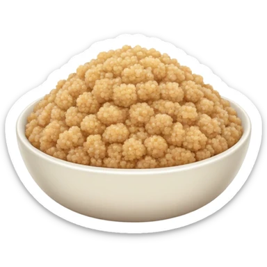 bowl of quinoa sticker
