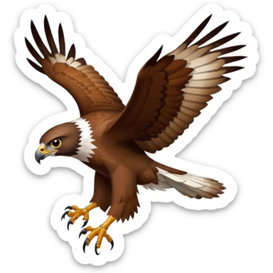 A mountain hawk sticker