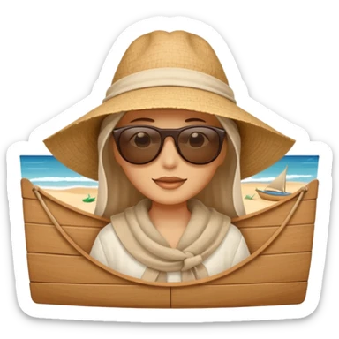 Char à voile sticker