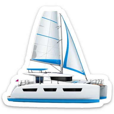 a lagoon 42 catamaran sticker