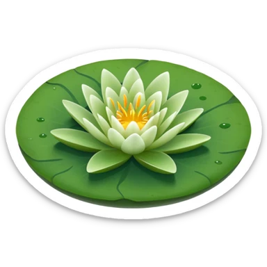 Lily pad only sticker