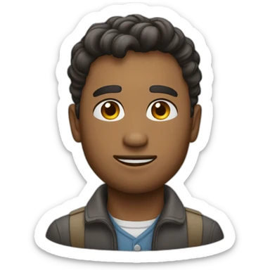 un homme qui est fou amoureux sticker