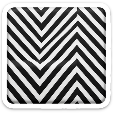 ''zebra Patterned'' Clothe sticker