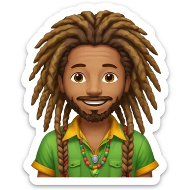 Shaggy Reggae Singer sticker
