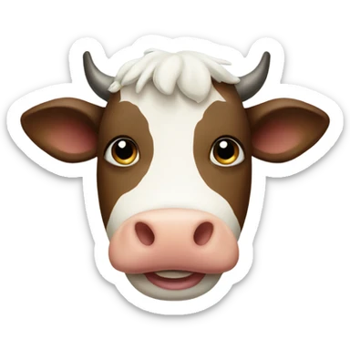 Moo cow  sticker