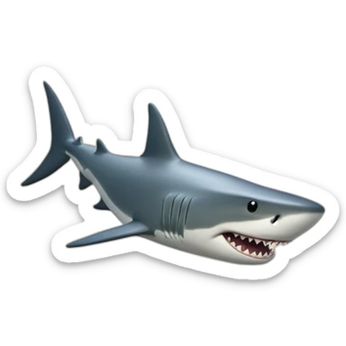 The shark gives a note with the inscription "ReviewsJr" sticker