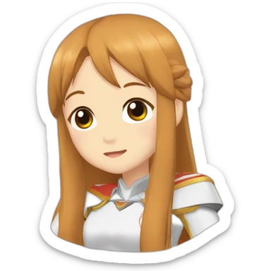 asuna kiss sticker