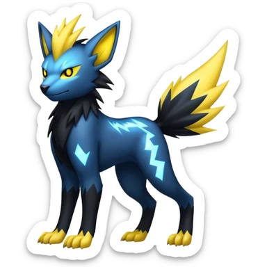 Manectric-Luxray-hybrid-creature sticker