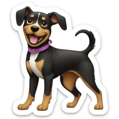 Chien qui danse la macarena sticker