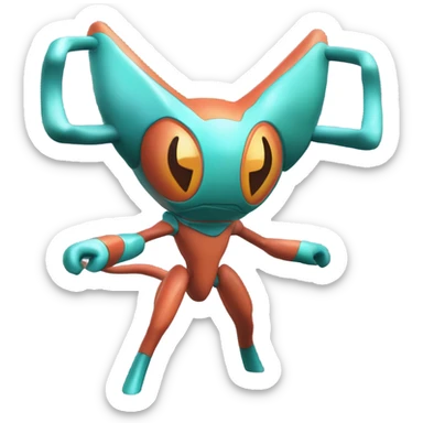 Deoxys Pokémon sticker