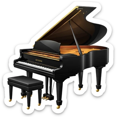 Grand Piano sticker