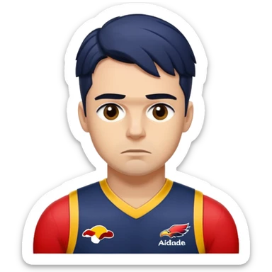 Adelaide crows afl team lost game sticker