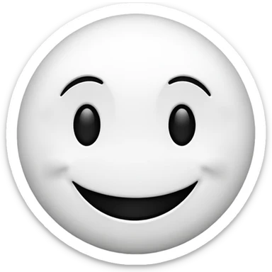 Lost média emojis joyeux noir sticker