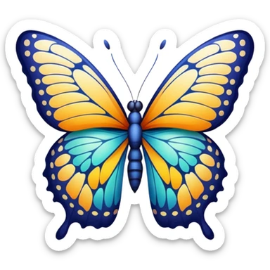butterfly emoji sticker