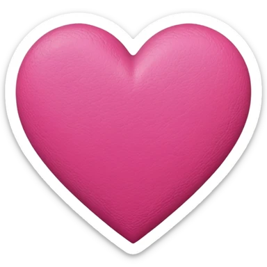 pink heart on canvas paint  sticker