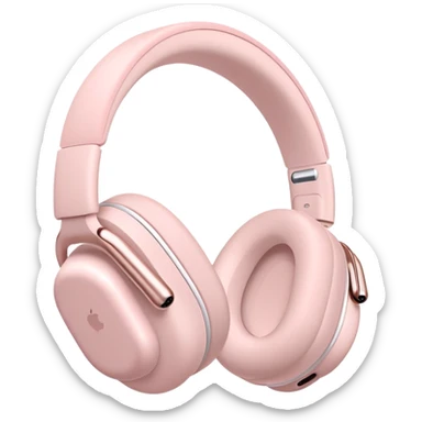 Airpods max light pink  sticker