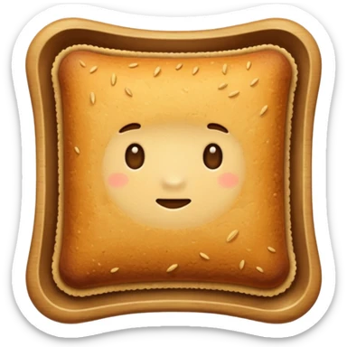 Make an emoji of just breadcrumbs  sticker
