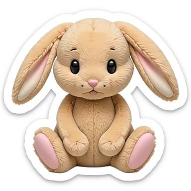 jellycat bashful bunny beige sticker